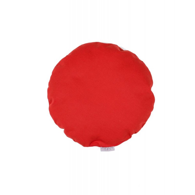 Coussin Rond Rouge