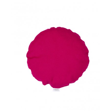 Raspberry Round Cushion